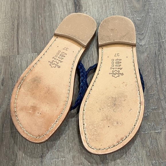 Worn Once? Size EU37 US 6.5 Caruso Sandali Arabella Made in Italy Leather Sandal - Picture 8 of 10
